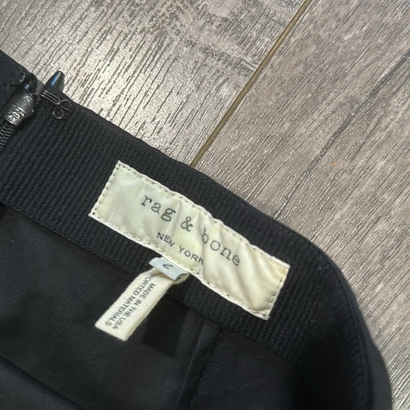 Rag & Bone Simone Pant - Equestrian Stretch black Slim Fit Cropped Pant 2 - Picture 7 of 8